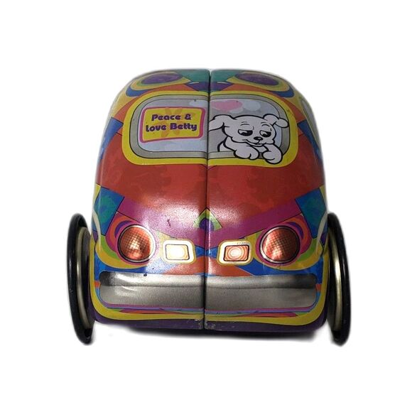 Vintage Y2K Betty Boop Bug Beetle Car Shaped Decorative Tin Box - Picture 5 of 9